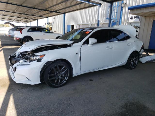 2016 Lexus Is VIN JTHBA1D20G5029971 COPART salvage auction — FRONT END, Ca - Salvage Certificate, sold $850 on 2026-07-28 (photo 1)