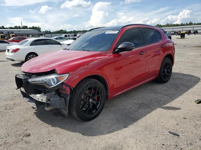 2021 Alfa romeo Stelvio VIN ZASPAKBN1M7D19623 COPART salvage auction — FRONT END, SC - CERT OF TITLE-SALVAGE, sold $5,700 on 2026-07-20 (photo 1)