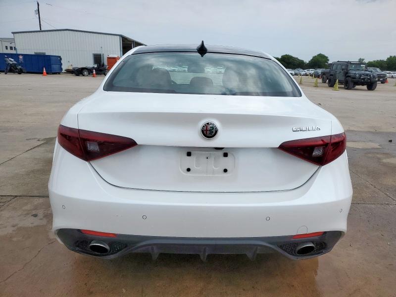2018 Alfa romeo Giulia VIN ZARFAECN8J7576011 COPART salvage auction — FRONT END, Tx - Certificate Of Title, sold $325 on 2026-07-23 (photo 6)