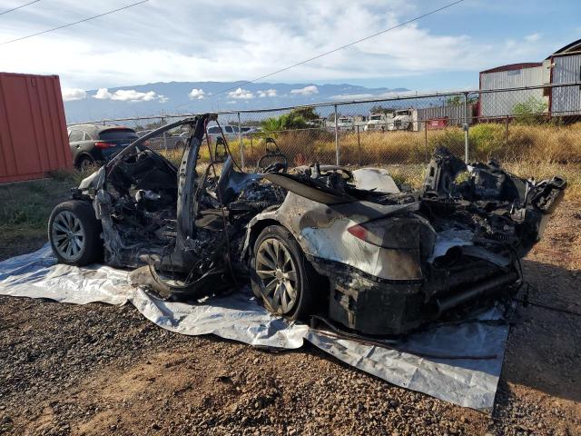 2018 Tesla Model x VIN 5YJXCAE24JF141095 COPART salvage auction — BURN, Hi - Certificate Of Salvage, sold $1 on 2026-10-01 (photo 2)