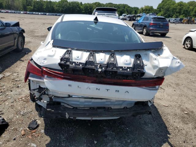 2022 Hyundai Elantra VIN 5NPLM4AGXNH055554 COPART salvage auction — REAR END, Wv - Salvage Certificate, sold $2,550 on 2026-07-15 (photo 6)