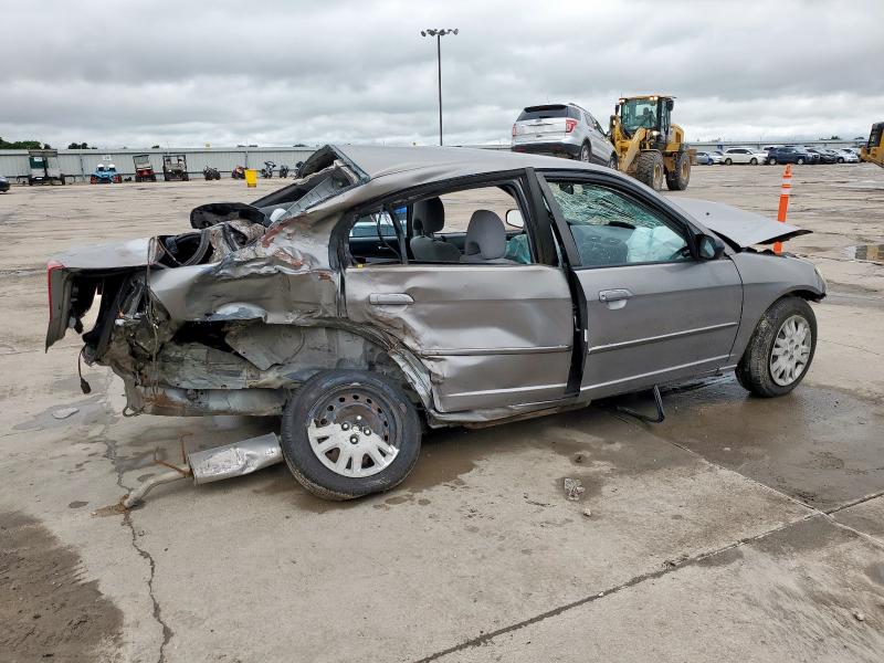 2004 Honda Civic VIN 1HGES16534L009760 COPART salvage auction — BIOHAZARD/CHEMICAL, Tx - Bonded Title - Salvage, sold $300 on 2026-07-09 (photo 6)