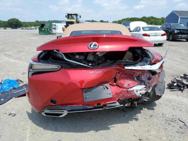 2021 Lexus Lc500 VIN JTHKPAAY0MA101522 COPART salvage auction — REAR END, Wv - Salvage Certificate, sold $26,500 on 2026-07-15 (photo 6)