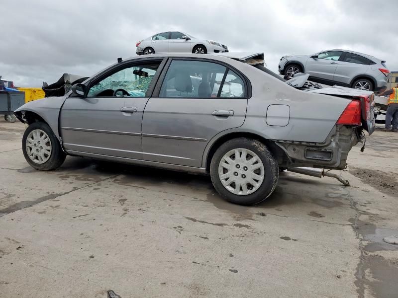 2004 Honda Civic VIN 1HGES16534L009760 COPART salvage auction — BIOHAZARD/CHEMICAL, Tx - Bonded Title - Salvage, sold $300 on 2026-07-09 (photo 4)