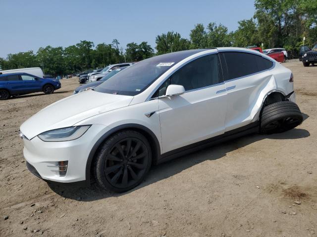 2017 Tesla Model x VIN 5YJXCBE27HF055831 COPART salvage auction — UNDERCARRIAGE, MD - CERT OF SALVAGE > 75% DAMAGE, sold $6,300 on 2026-09-01 (photo 1)