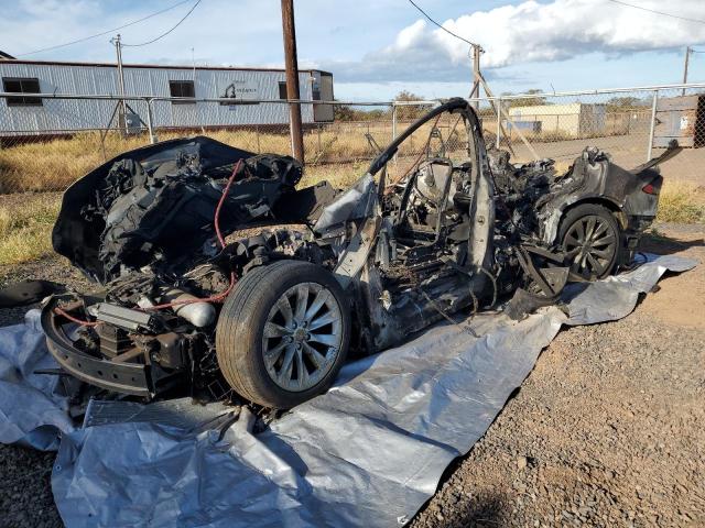 2018 Tesla Model x VIN 5YJXCAE24JF141095 COPART salvage auction — BURN, Hi - Certificate Of Salvage, sold $1 on 2026-10-01 (photo 1)
