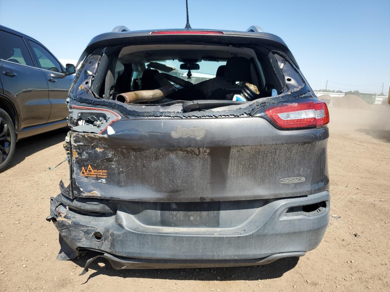 2014 Jeep Cherokee VIN 1C4PJMCS4EW179745 COPART salvage auction — Rear End, CO - BILL OF SALE-PARTS ONLY, sold $800 on 2026-03-05 (photo 6)