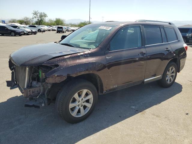 2013 Toyota Highlander VIN 5TDZK3EH2DS132911 COPART salvage auction — FRONT END, Nv - Salvage Title, sold $2,650 on 2026-07-27 (photo 1)