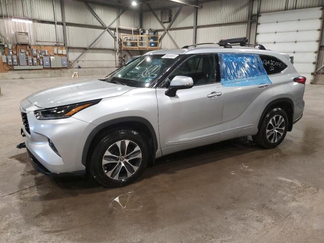 2021 Toyota Highlander VIN 5TDGZRBH3MS069554 COPART salvage auction — VANDALISM, Salvage Title, sold $300 on 2026-07-21 (photo 1)
