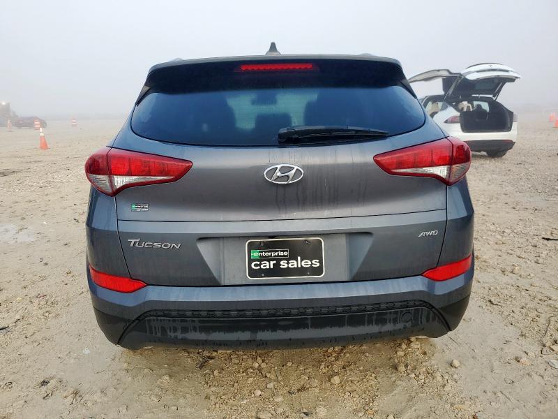 2018 Hyundai Tucson VIN KM8J3CA42JU728455 COPART salvage auction — VANDALISM, Tx - Certificate Of Title, sold $250 on 2026-07-16 (photo 6)