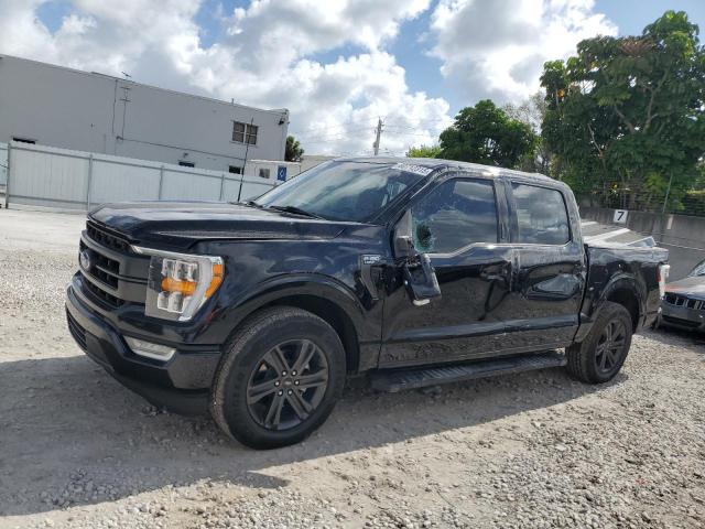 2021 Ford F-150 lightning VIN 1FTEW1C53MFC59117 — COPART salvage auction photo