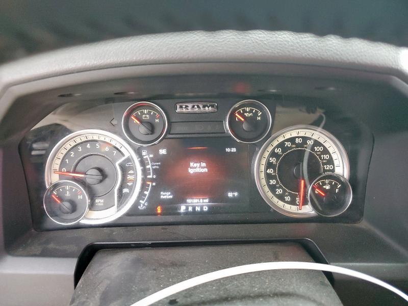 2016 Ram 1500 VIN 1C6RR7LG8GS340047 COPART salvage auction — FRONT END, Tx - Salvage Vehicle Title, sold $3,100 on 2026-07-09 (photo 9)