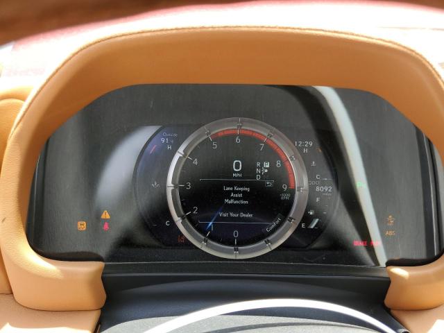 2021 Lexus Lc500 VIN JTHKPAAY0MA101522 COPART salvage auction — REAR END, Wv - Salvage Certificate, sold $26,500 on 2026-07-15 (photo 9)