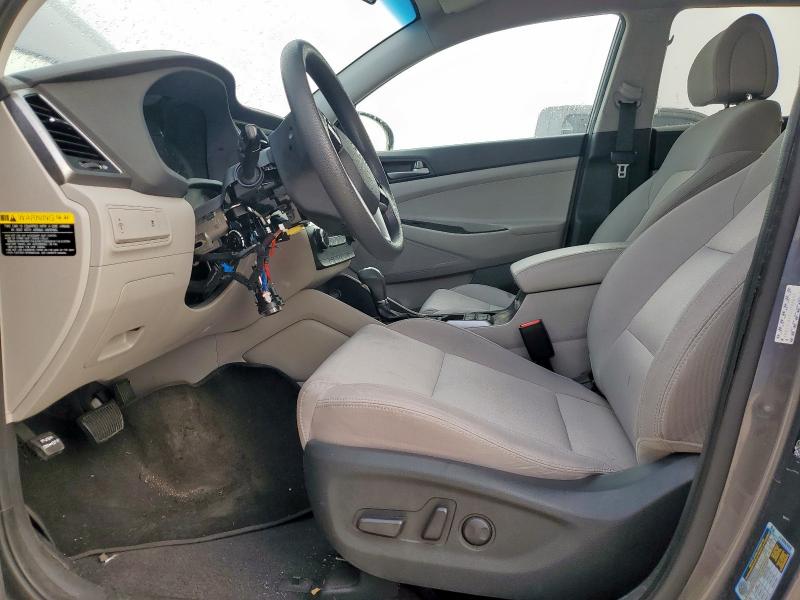 2018 Hyundai Tucson VIN KM8J3CA42JU728455 COPART salvage auction — VANDALISM, Tx - Certificate Of Title, sold $250 on 2026-07-16 (photo 7)