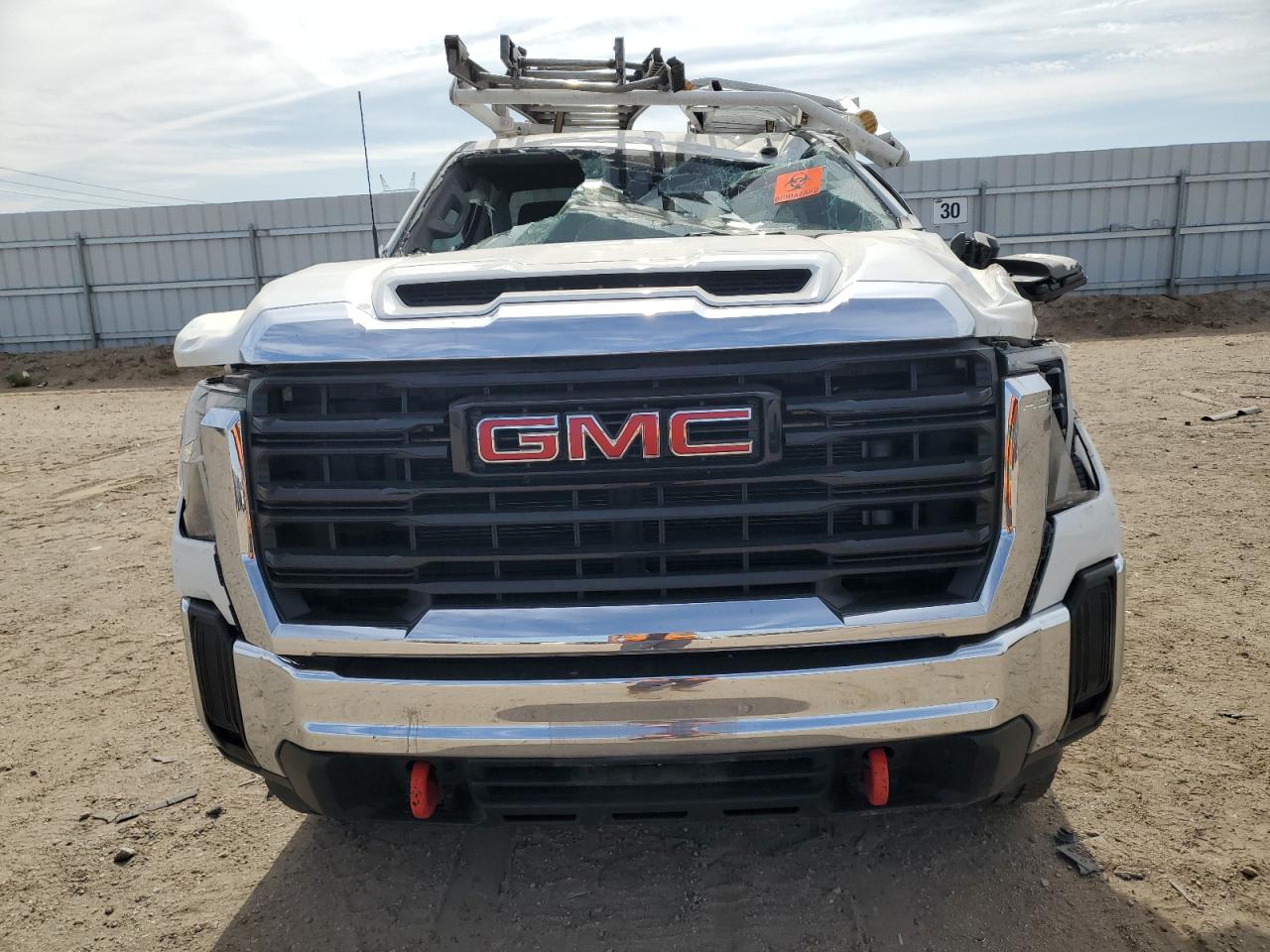 2024 GMC Sierra VIN 1GD38LE73RF134181 COPART salvage auction — All Over, CA - SALVAGE CERTIFICATE, sold $7,100 on 2025-09-24 (photo 5)