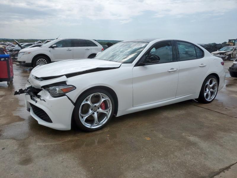 2018 Alfa romeo Giulia VIN ZARFAECN8J7576011 COPART salvage auction — FRONT END, Tx - Certificate Of Title, sold $325 on 2026-07-23 (photo 1)