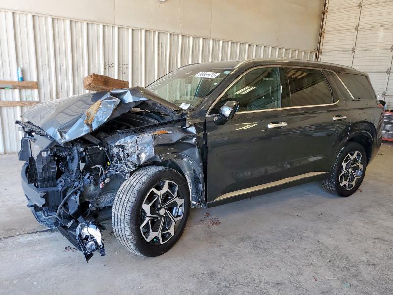 2022 Hyundai Palisade VIN KM8R74HE3NU393949 COPART salvage auction — FRONT END, Tx - Salvage Vehicle Title, sold $8,000 on 2026-07-10 (photo 1)