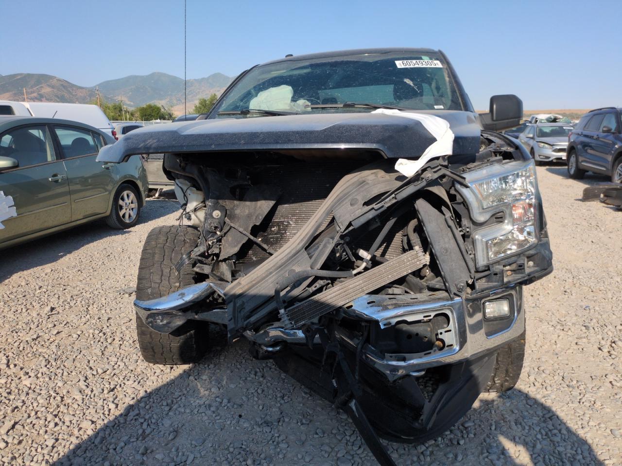 2016 Ford F-150 Lightning VIN 1FTEW1EP7GFB05643 COPART salvage auction — Front End, UT - SALVAGE CERTIFICATE, sold $1,300 on 2026-07-02 (photo 5)