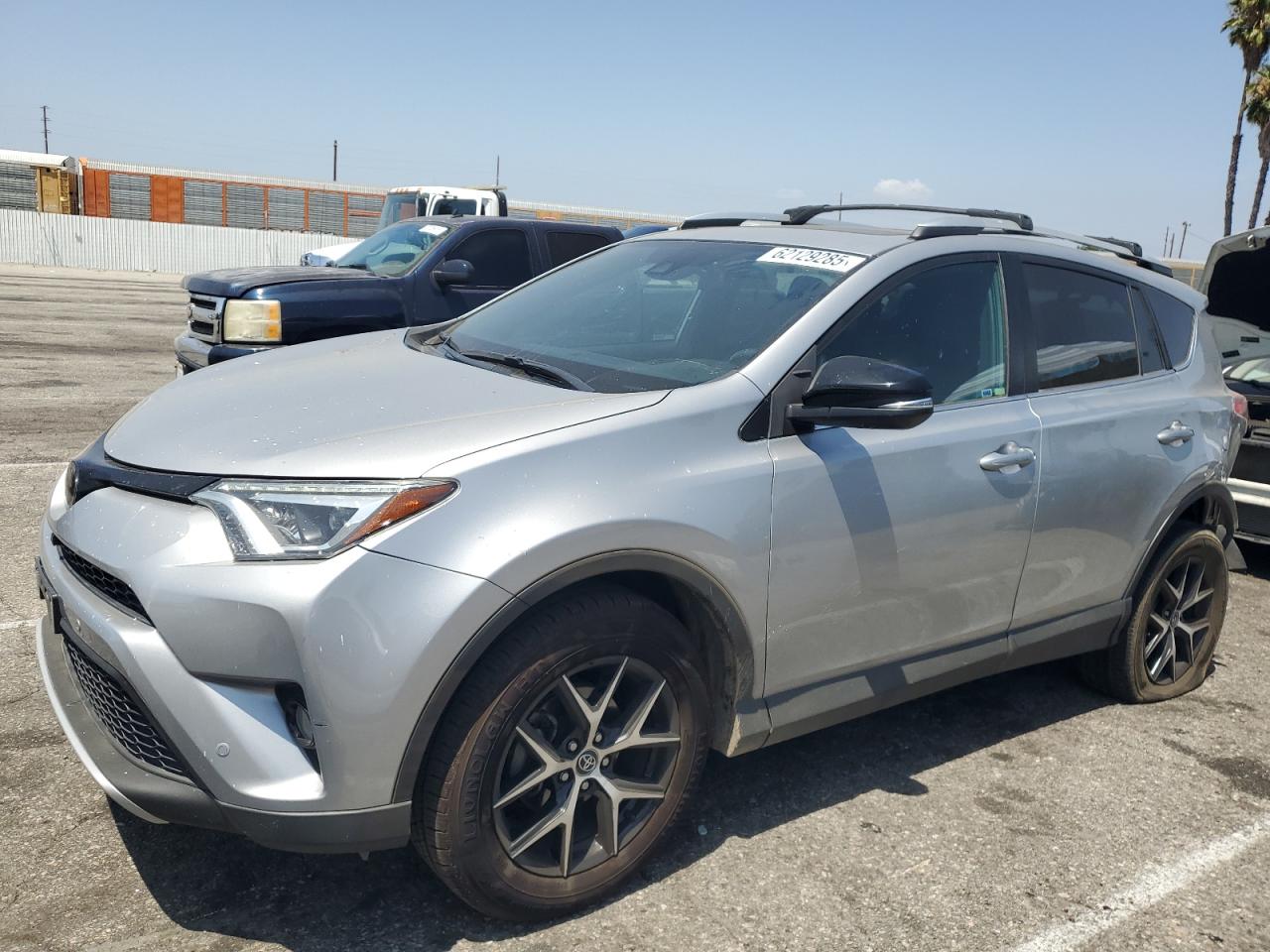 2016 Toyota RAV4 VIN 2T3NFREV7GW286366 COPART salvage auction — Rear End, Salvage Title, sold $9,525 on 2022-10-17 (photo 1)