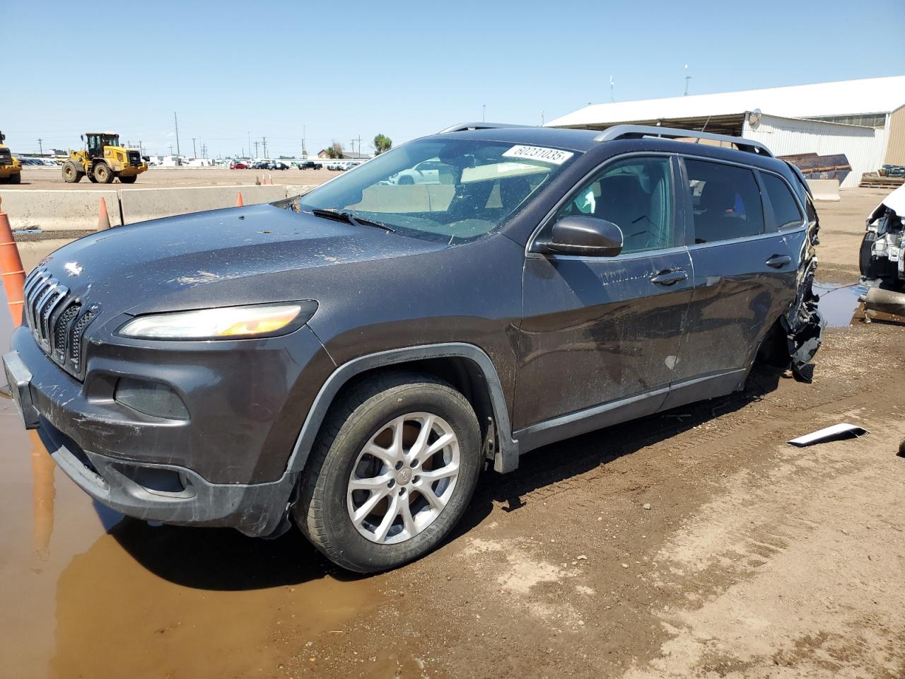 2014 Jeep Cherokee VIN 1C4PJMCS4EW179745 COPART salvage auction — Rear End, CO - BILL OF SALE-PARTS ONLY, sold $800 on 2026-03-05 (photo 1)