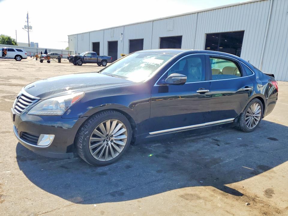 2014 Hyundai Equus VIN KMHGH4JH0EU090989 COPART salvage auction — REAR END, Fl - Certificate Of Destruction, sold $1,100 on 2026-07-13 (photo 1)