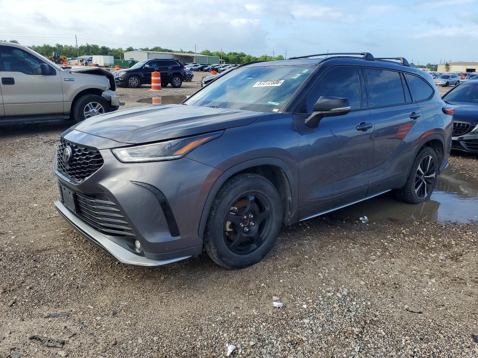 2021 Toyota VIN 5TDLZRAH5MS068907 COPART salvage auction — MINOR DENT/SCRATCHES, Tx - Certificate Of Title, sold $21,800 on 2026-07-13 (photo 1)