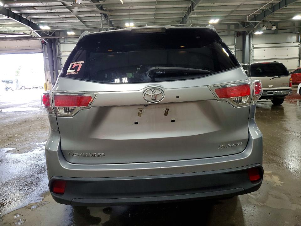 2016 Toyota Highlander VIN 5TDJKRFH2GS305748 COPART salvage auction — FRONT END, Mn - Cert Of Title-Salvage, sold $250 on 2026-07-28 (photo 6)