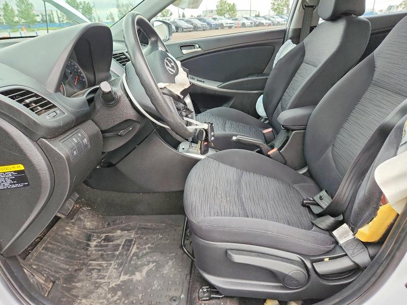 2016 Hyundai Accent VIN KMHCT5AE1GU292400 COPART salvage auction — FRONT END, AB - BOS - SALVAGE, sold $425 on 2026-07-28 (photo 7)