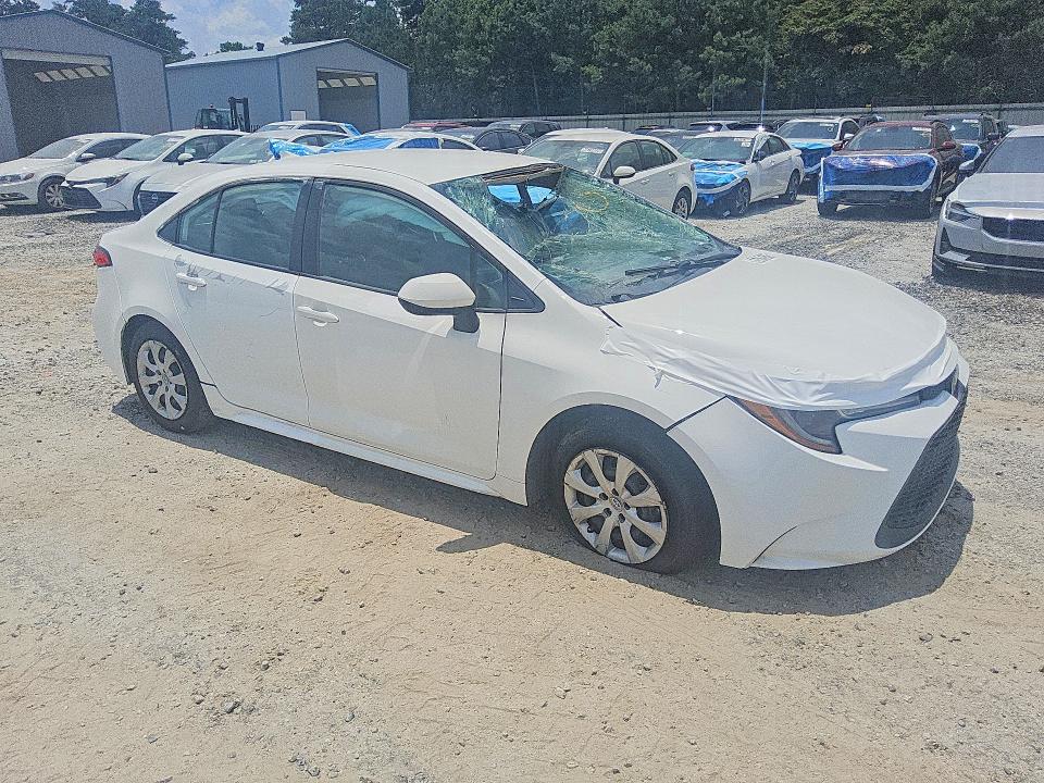 2022 Toyota Corolla VIN 5YFEPMAE9NP362408 COPART salvage auction — SIDE, Ga - Bill Of Sale - Parts Only, sold $3,050 on 2026-07-06 (photo 4)