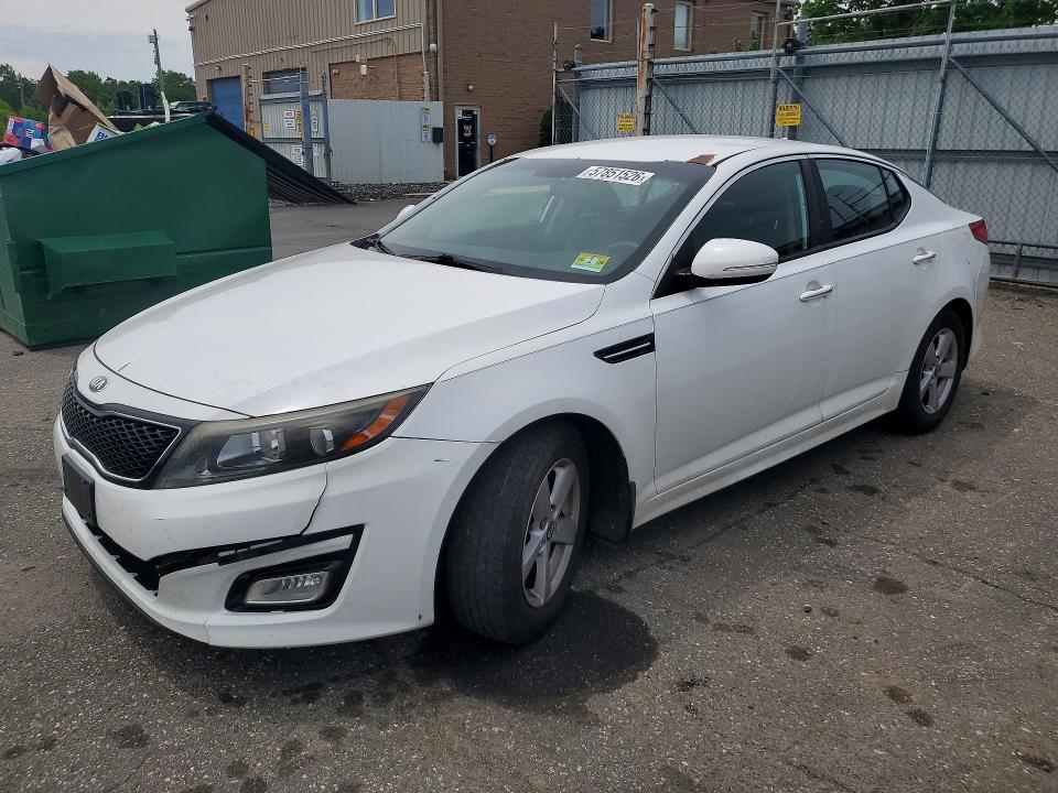 2015 Kia Optima VIN 5XXGM4A77FG440827 COPART salvage auction — MINOR DENT/SCRATCHES, Nj - Cert Of Title-Salvage, sold $800 on 2026-07-28 (photo 1)