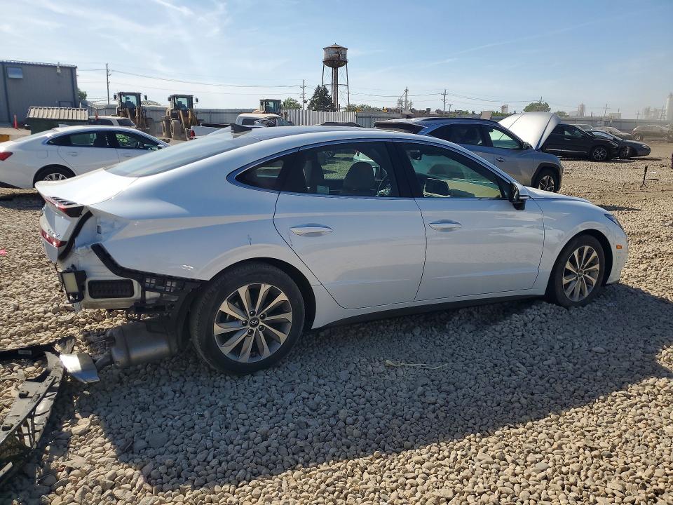 2021 Hyundai Sonata VIN 5NPEH4J28MH095826 COPART salvage auction — REAR END, Il - Salvage Certificate, sold $9,500 on 2026-07-08 (photo 3)