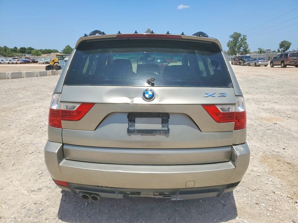 2008 BMW X3 VIN WBXPC93478WJ11830 COPART salvage auction — MECHANICAL, Ok - Certificate Of Title (P), sold $325 on 2026-07-09 (photo 6)