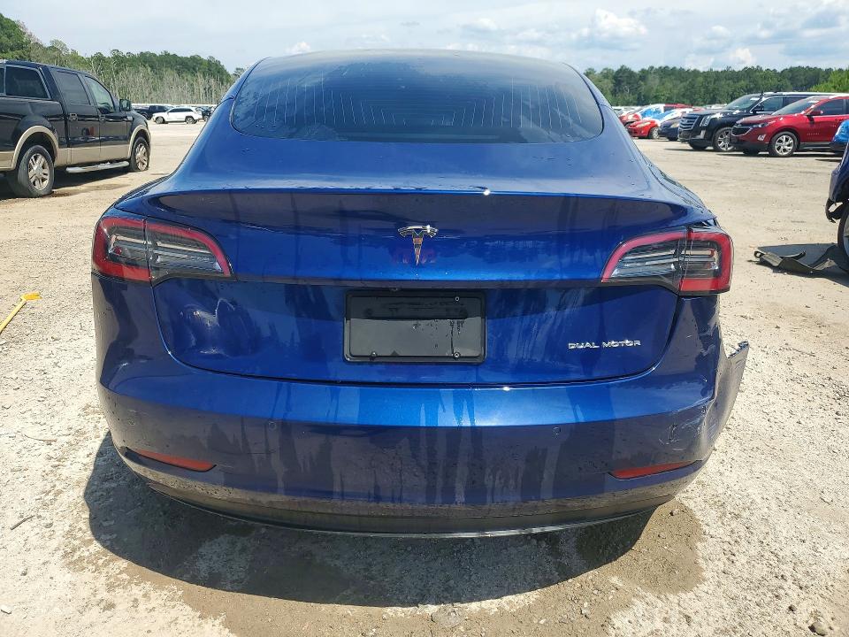 2020 Tesla VIN 5YJ3E1EB7LF651047 COPART salvage auction — REAR END, Sc - Cert Of Title-Salvage, sold $4,600 on 2026-07-20 (photo 6)