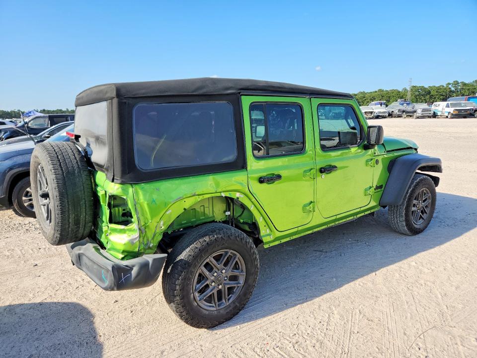 2025 Jeep Wrangler / VIN 1C4PJXDG9SW536585 COPART salvage auction — REAR END, Tx - Certificate Of Title, sold $18,000 on 2026-07-28 (photo 3)