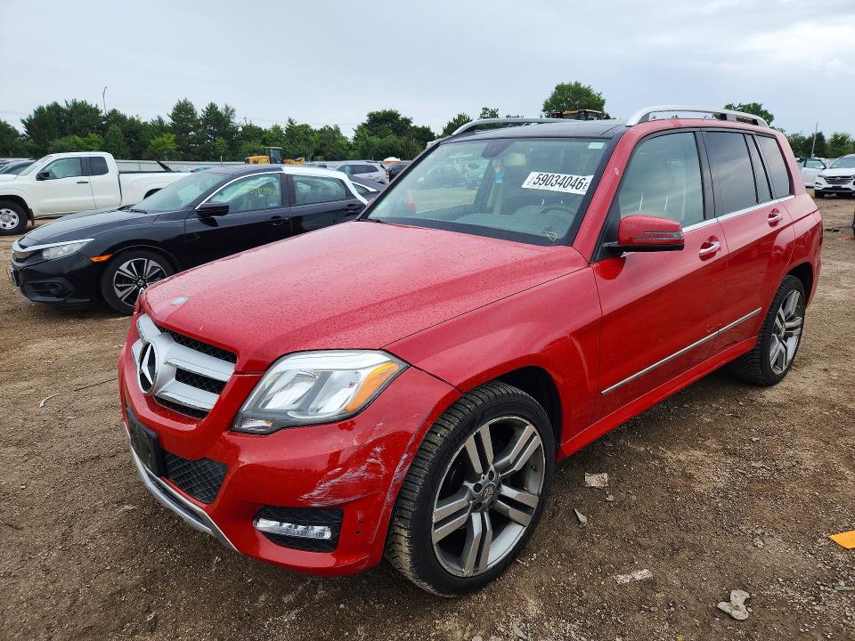2014 Mercedes-benz Glk-klasse VIN WDCGG8JB7EG284874 COPART salvage auction — REAR END, Il - Salvage Certificate, sold $1,950 on 2026-07-28 (photo 1)