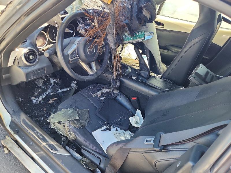 2019 Mazda Mx-5 miata VIN JM1NDAD78K0303683 COPART salvage auction — ENGINE BURN, Or - Salvage Title Certificate, sold $225 on 2026-07-06 (photo 8)