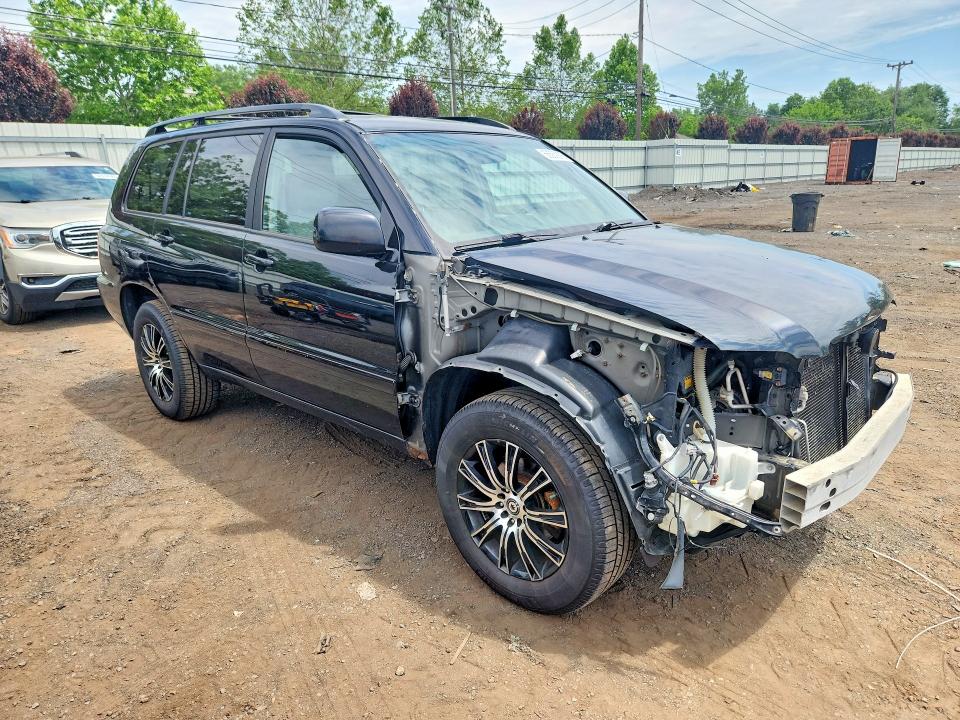 2007 Toyota Highlander VIN JTEEP21A070199948 COPART salvage auction — FRONT END, Ct - Cert Of Title-Salvage, sold $725 on 2026-07-07 (photo 4)