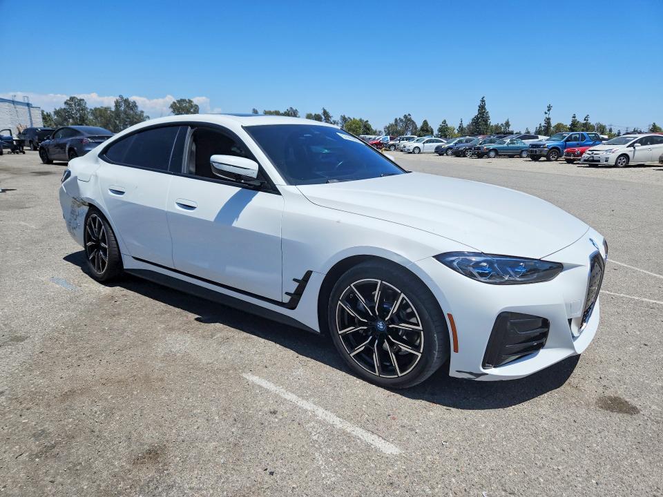 2023 BMW I4 VIN WBY73AW09PFR01778 COPART salvage auction — REAR END, CA - SALVAGE CERTIFICATE, sold $9,000 on 2026-07-28 (photo 4)