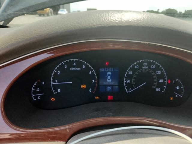 2013 Hyundai Genesis VIN KMHGC4DD9DU235646 COPART salvage auction — FRONT END, Nc - Salvage Certificate Of Title, sold $700 on 2026-07-07 (photo 9)