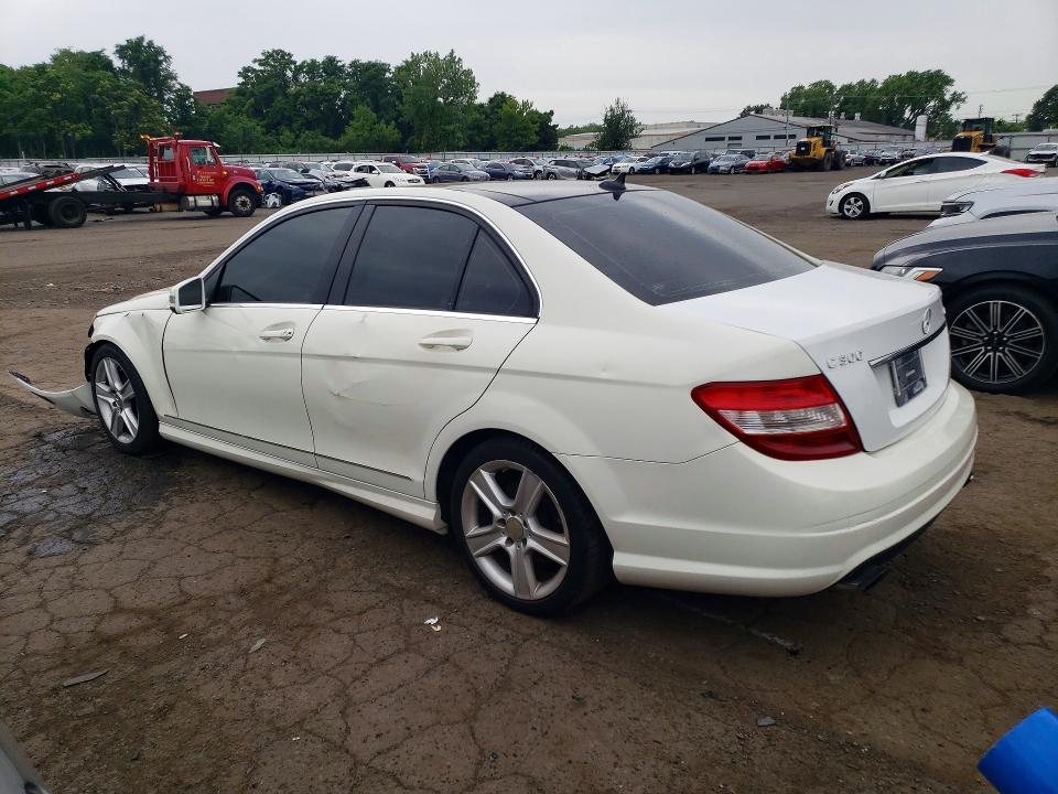 2011 Mercedes-benz C class VIN WDDGF8BB3BR133589 COPART salvage auction — VANDALISM, Ct - Cert Of Title-Salvage, sold $475 on 2026-07-10 (photo 2)