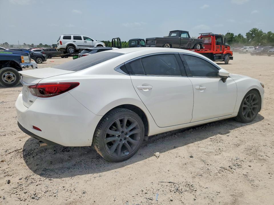 2016 Mazda 6 VIN JM1GJ1W57G1453668 COPART salvage auction — NORMAL WEAR, Tx - Salvage Vehicle Title, sold $2,450 on 2026-07-07 (photo 3)