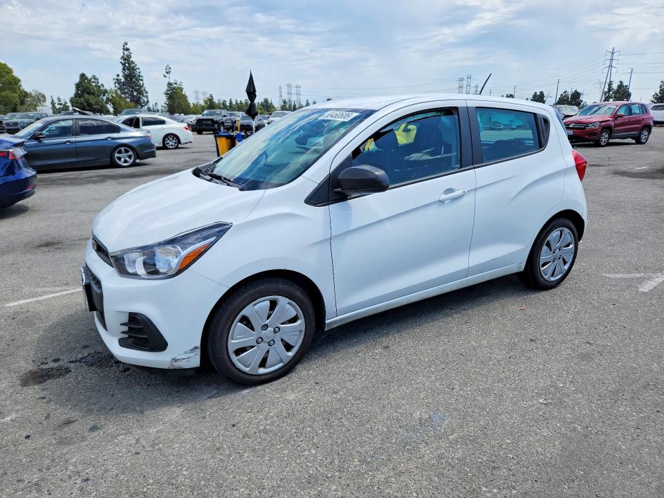 2017 Chevrolet Spark VIN KL8CB6SA7HC741748 COPART salvage auction — FRONT END, Ca - Salvage Certificate, sold $925 on 2026-07-30 (photo 1)