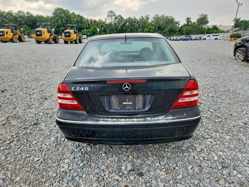 2005 Mercedes-benz C-klasse VIN WDBRF61J65A724744 COPART salvage auction — REAR END, Ga - Cert Of Title-Salvage, sold $375 on 2026-08-18 (photo 6)