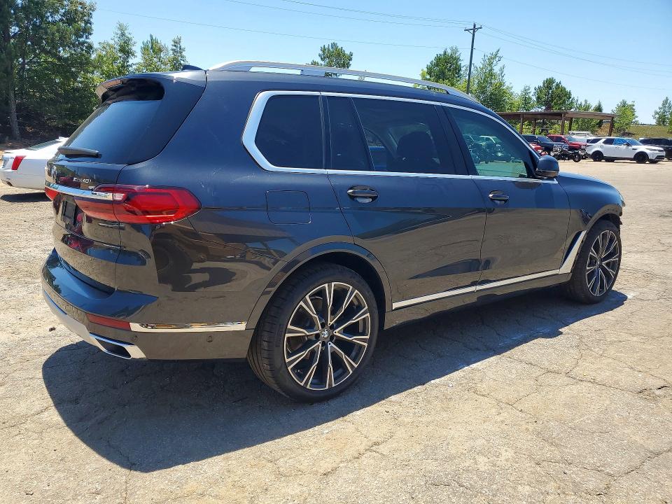 2020 BMW X7 VIN 5UXCW2C01L9B59193 COPART salvage auction — FRONT END, SC - CERT OF TITLE-SALVAGE, sold $18,300 on 2026-07-10 (photo 3)
