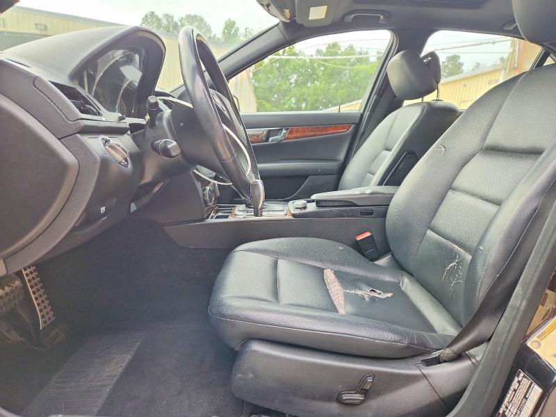 2010 Mercedes-benz C class VIN WDDGF5EB6AR123390 COPART salvage auction — FRONT END, IN - CERTIFICATE OF TITLE, sold $250 on 2026-07-09 (photo 7)