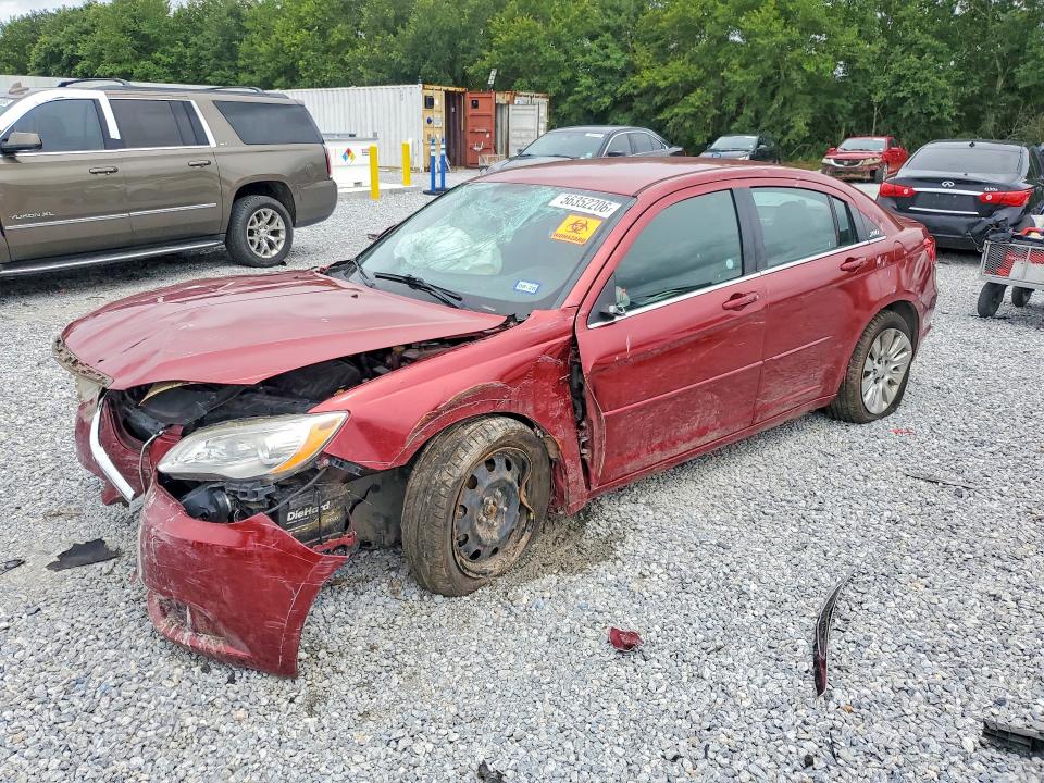 2014 Chrysler 200 VIN 1C3CCBAB0EN238462 COPART salvage auction — FRONT END, Id - Salvage Certificate Of Title, sold $250 on 2026-07-13 (photo 1)