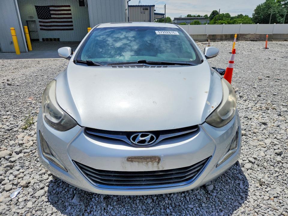 2015 Hyundai Elantra VIN KMHDH4AH6FU372235 COPART salvage auction — MECHANICAL, Oh - Certificate Of Title, sold $1,650 on 2026-07-24 (photo 5)