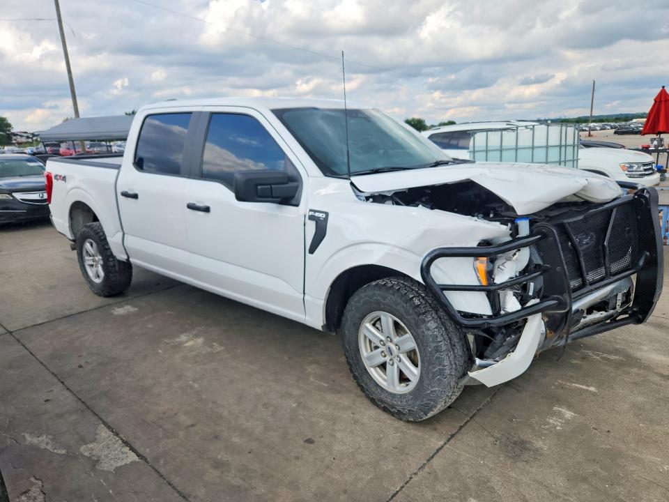 2023 Ford F-150 VIN 1FTFW1E51PKD21076 COPART salvage auction — FRONT END, Tx - Salvage Vehicle Title, sold $9,900 on 2026-07-02 (photo 4)