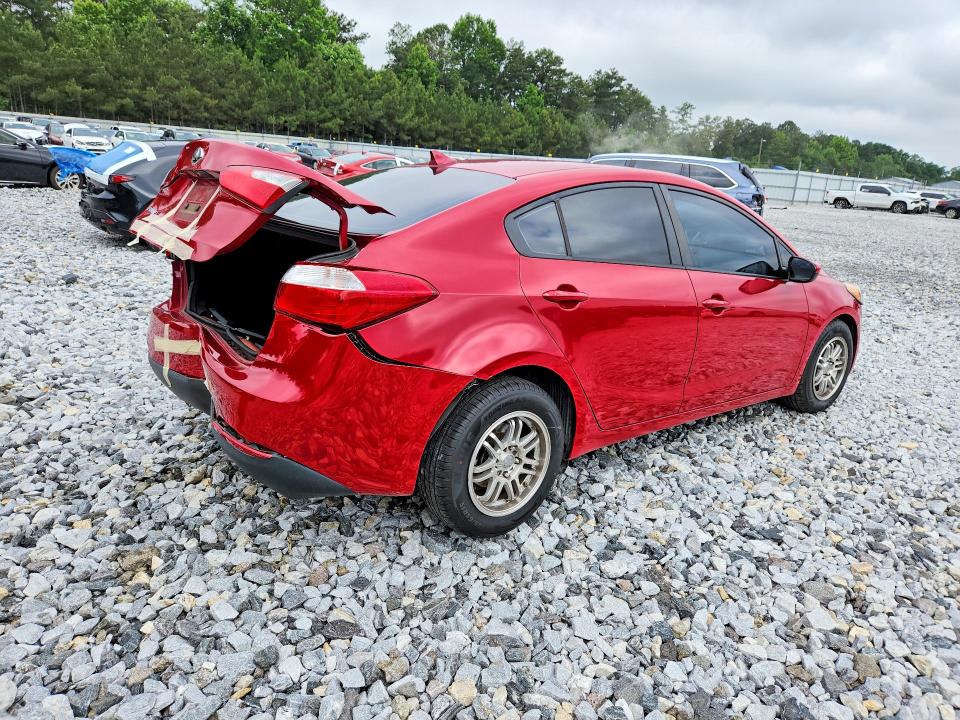 2016 Kia Forte VIN KNAFK4A64G5482237 COPART salvage auction — REAR END, GA - CERT OF TITLE-SALVAGE, sold $1,200 on 2026-07-30 (photo 3)