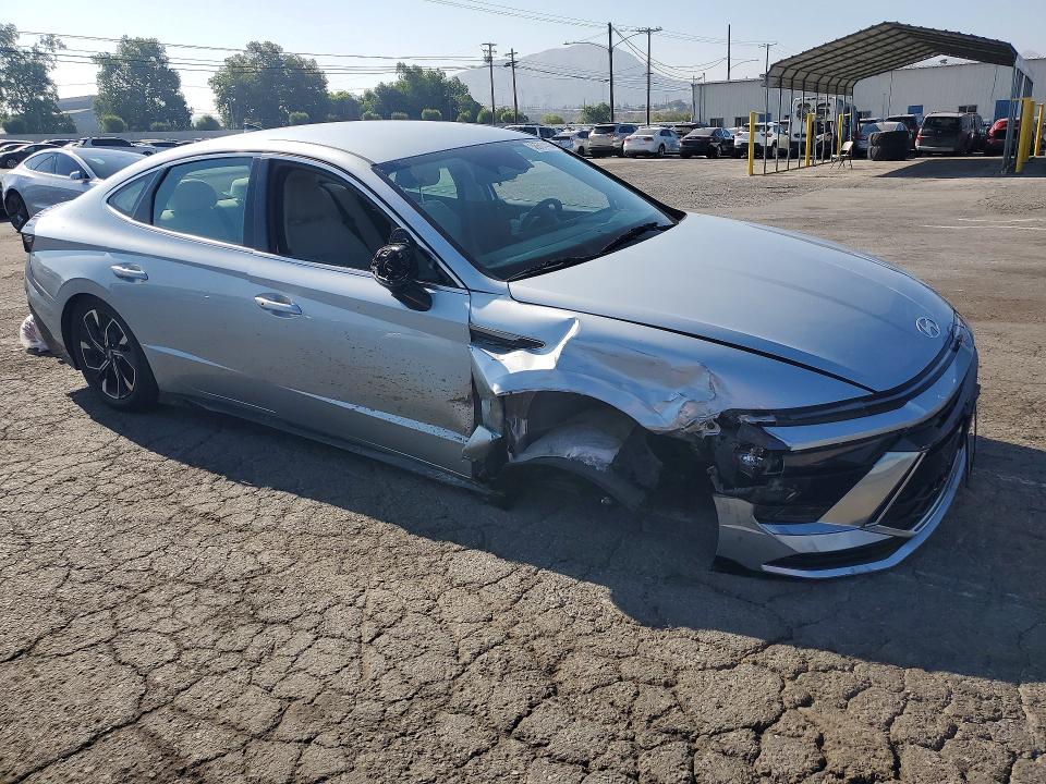 2024 Hyundai Sonata VIN KMHL64JA2RA374588 COPART salvage auction — FRONT END, Ca - Salvage Certificate, sold $5,800 on 2026-07-02 (photo 4)